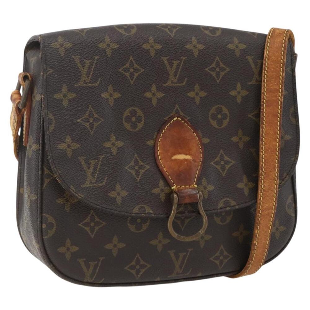 LOUIS VUITTON Monogram Saint Cloud GM Shoulder Bag M51242 LV Auth 160542